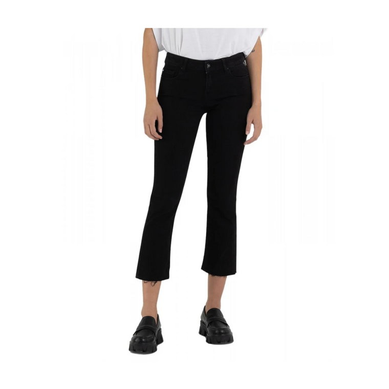 Bootcut Flare Fit Jeans Czarny Replay