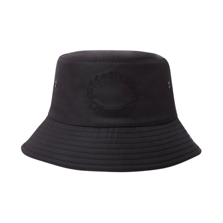 Logo Bucket Hat w splocie muszli Burberry