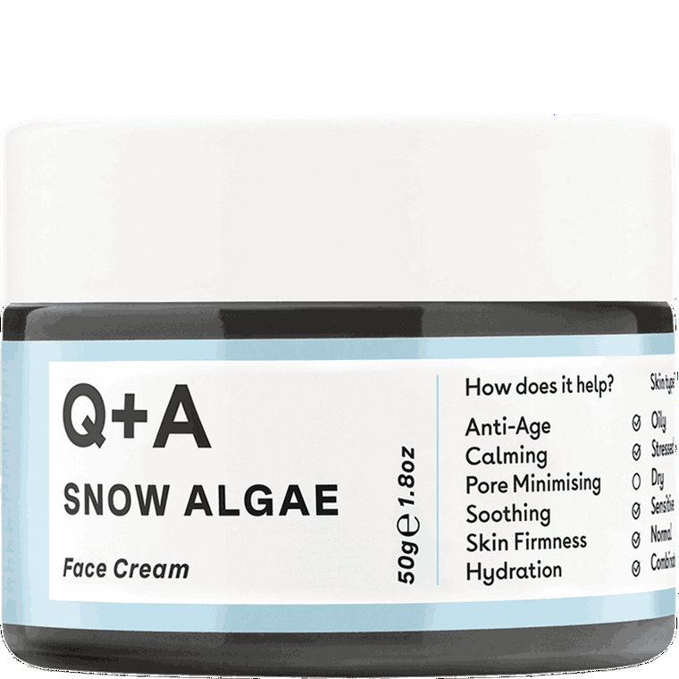 Q+A Snow Algae - Krem do twarzy ze śnieżnymi algami 50g