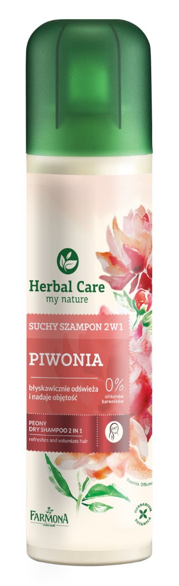 Herbal Care Piwonia Suchy Szampon 2w1 180 ml