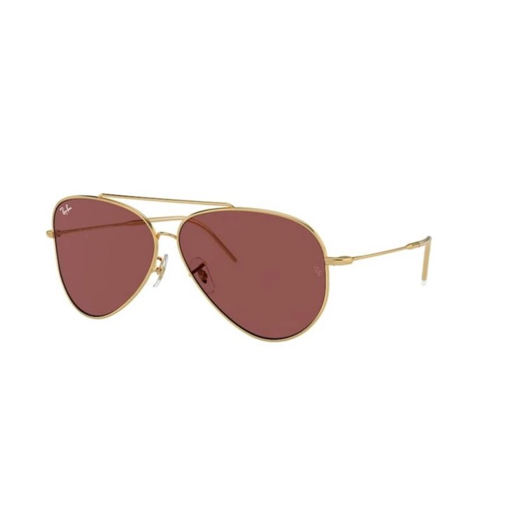 Okulary Aviator Reverse Fiolet Ciemny Ray-Ban