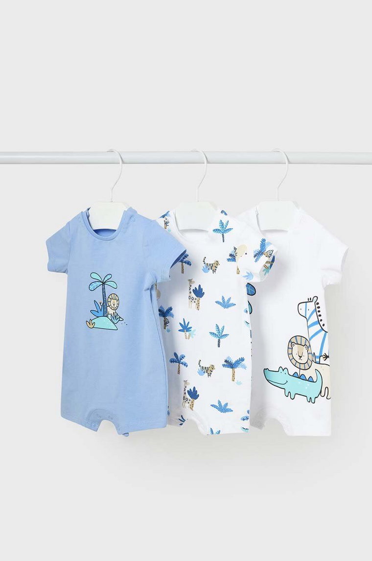 Mayoral Newborn rampers niemowlęcy 3-pack