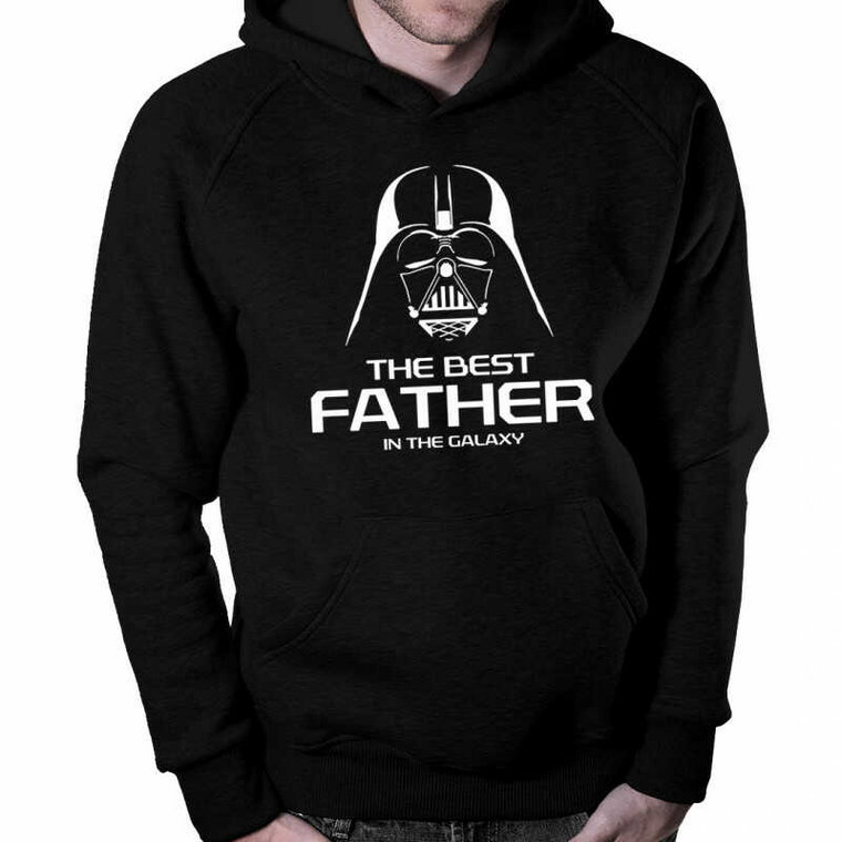 The best father in the galaxy - męska bluza na prezent dla taty