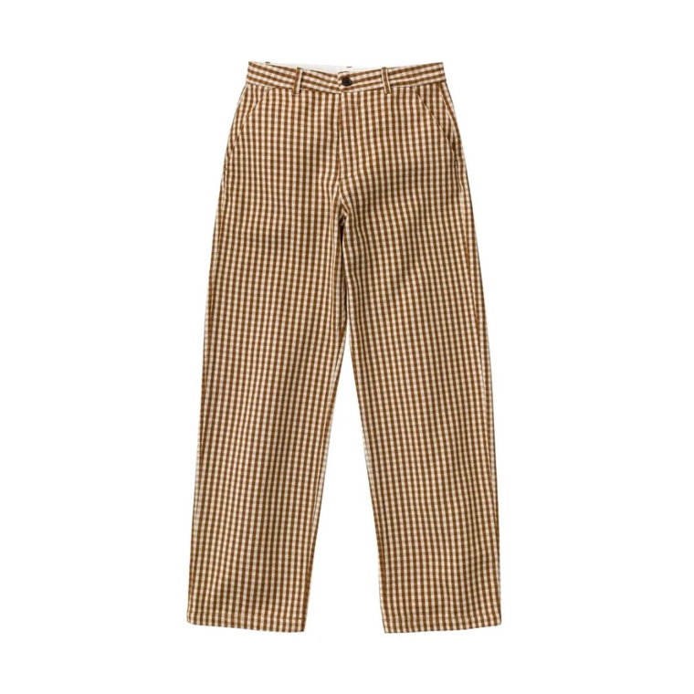 Spodnie Gingham Oak Flanelowe - Eko Nudie Jeans