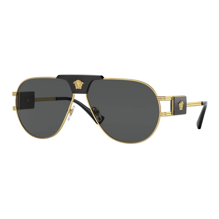 White/Dark Grey Sunglasses Versace