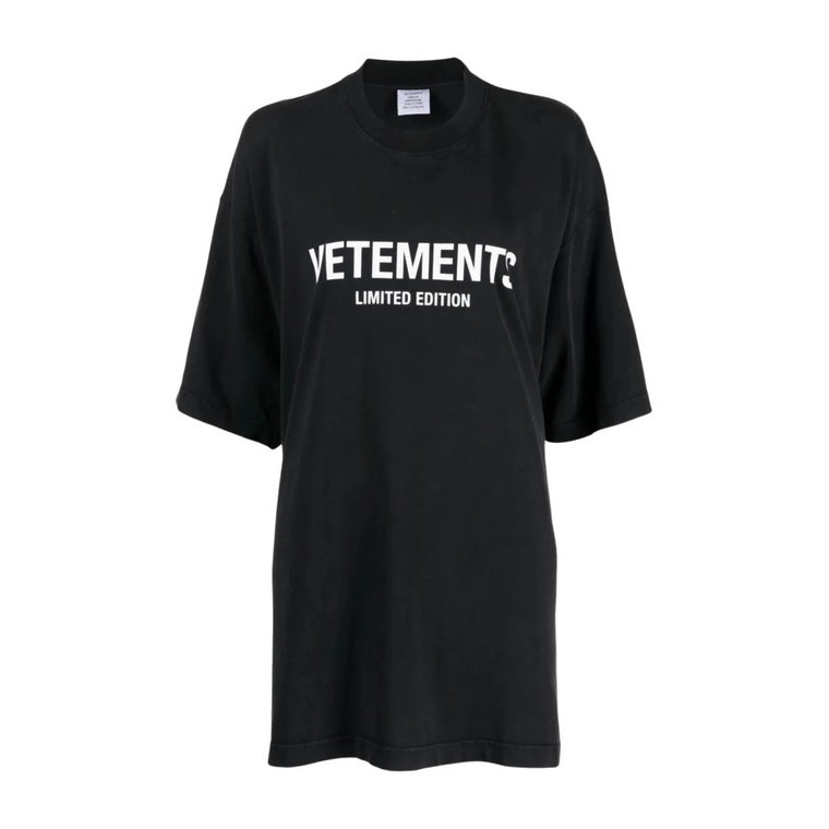 Nowoczesny T-shirt z okrągłym dekoltem dla mężczyzn Vetements