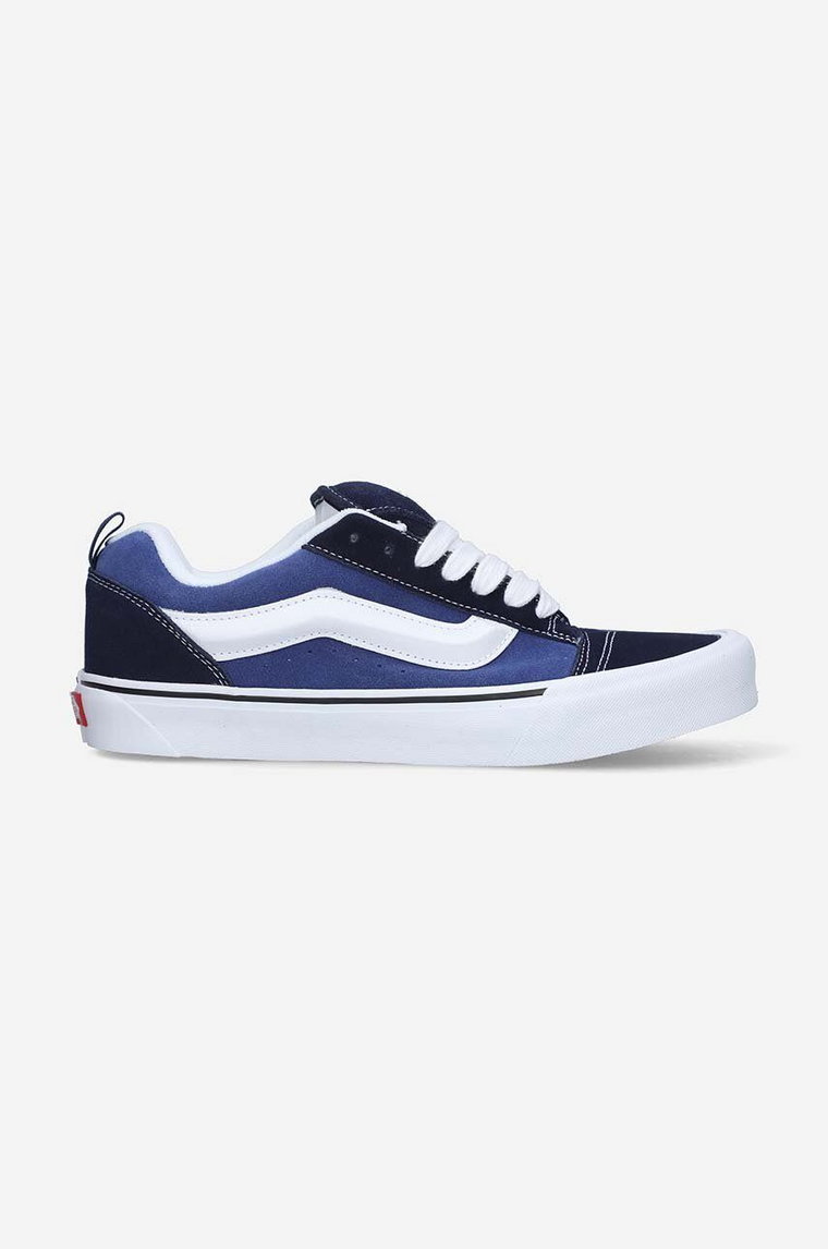 Vans tenisówki zamszowe Knu Skool kolor niebieski VN0009QCNWD