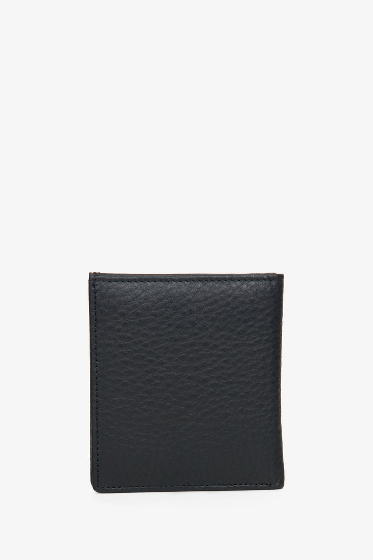 Czarny kompaktowy portfel męski ze skóry naturalnej Estro ER00114466