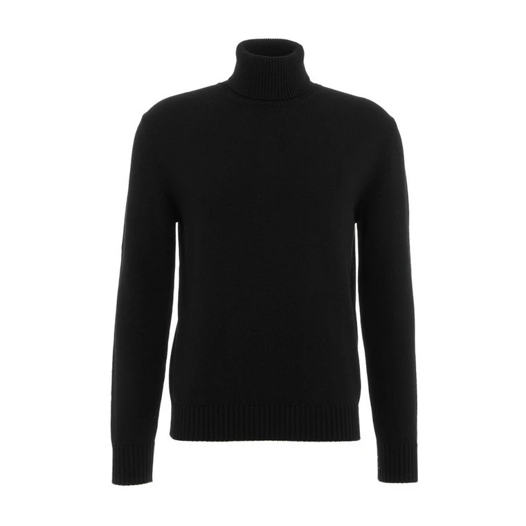Czarny Sweter z Golfem dla Mężczyzn Ballantyne