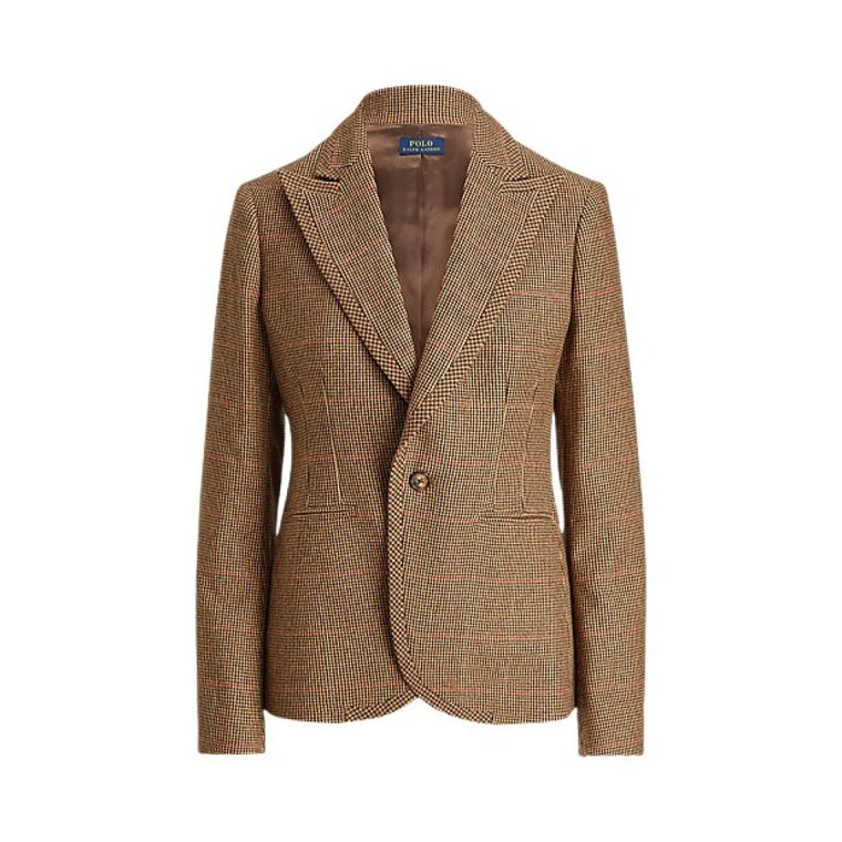 Houndstooth Tweed Blazer Polo Ralph Lauren