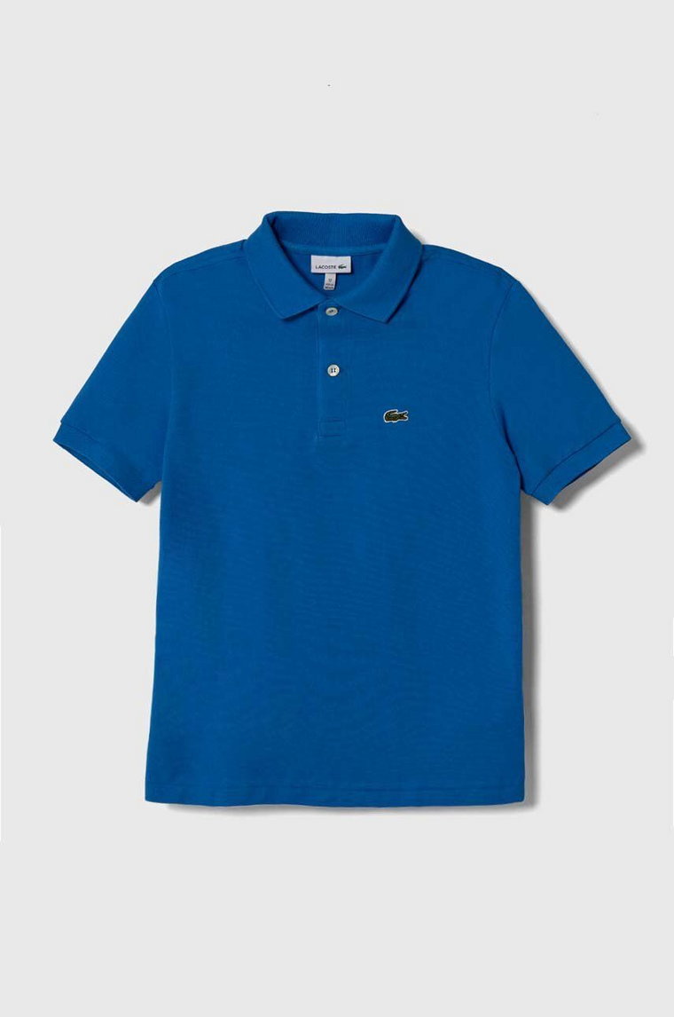 Lacoste polo bawełniane dziecięce kolor różowy