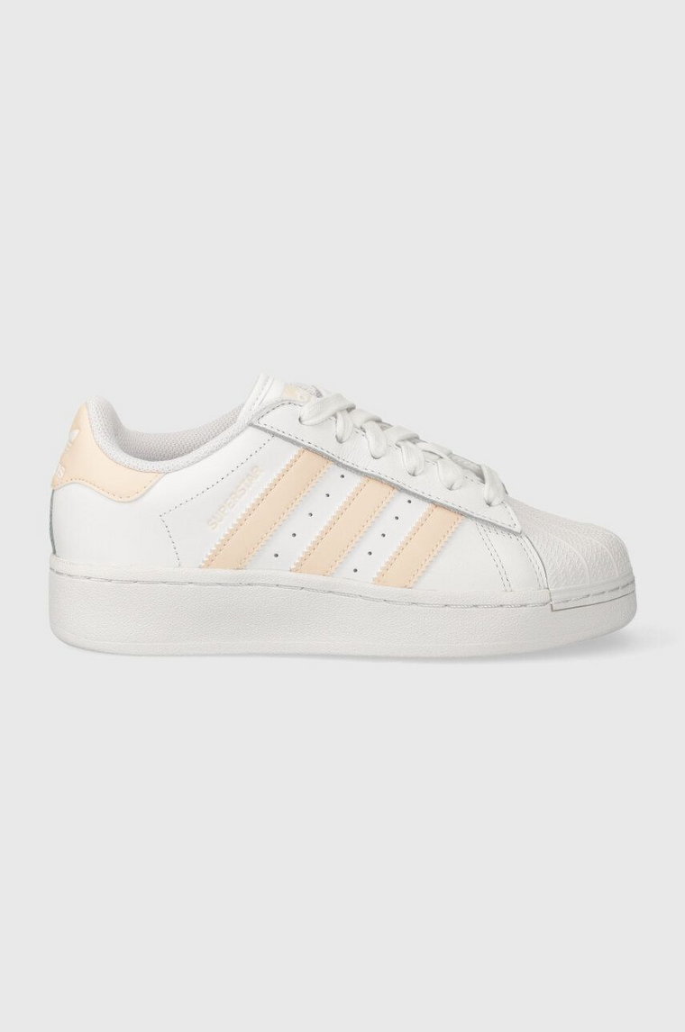 adidas Originals sneakersy skórzane SUPERSTAR XLG IF3004 kolor biały