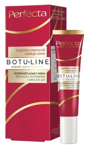 Perfecta, Botu-Line, Rozświetlający krem pod oczy, na powieki i okolice ust, 15 ml