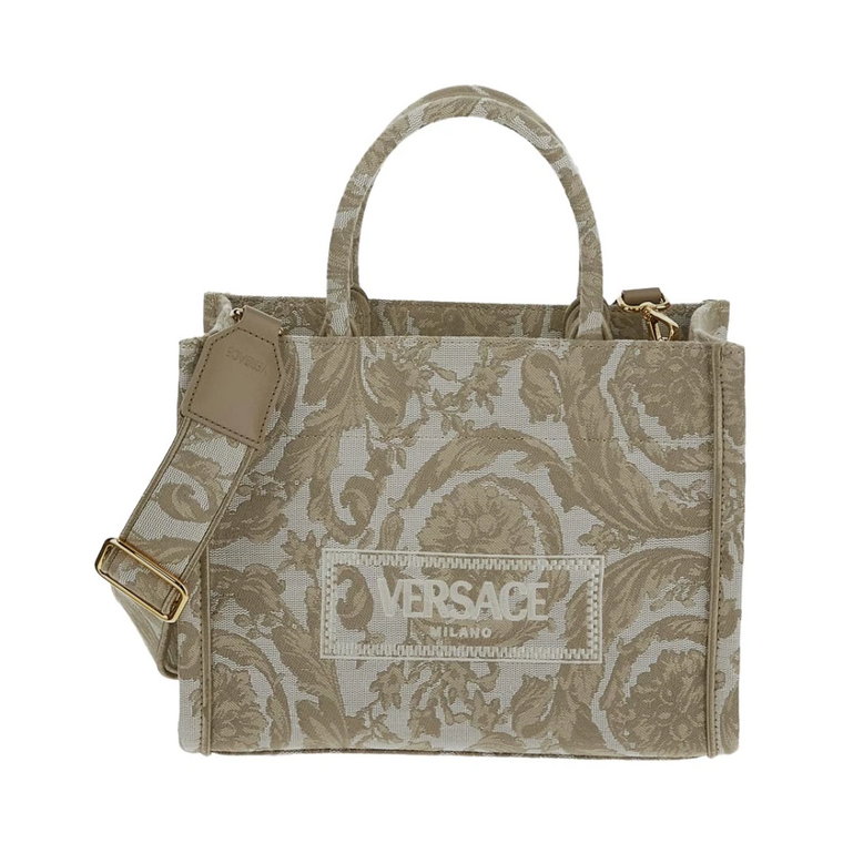 Barokowa torba z płótna Versace