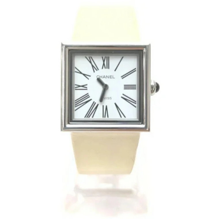 Używane stalowe zegarki damskie Chanel Vintage