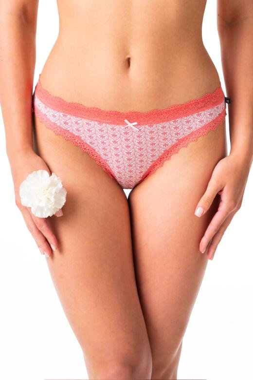 Figi damskie bawełniane o kroju mini bikini w orientalne wzory LPR 569 Key