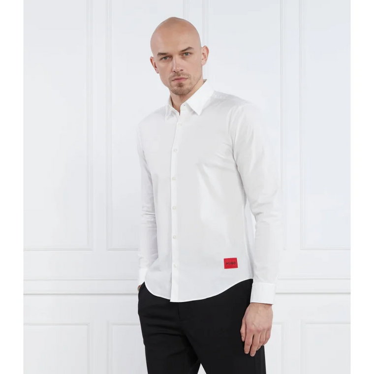 HUGO Koszula Ermo | Slim Fit | stretch