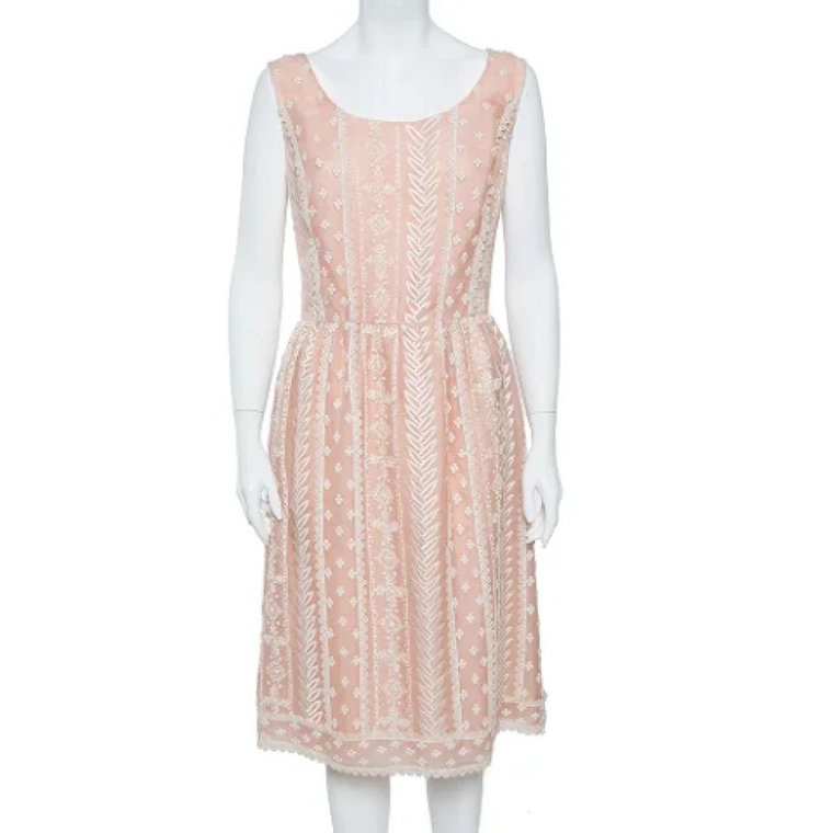 Pre-owned Silk dresses Oscar De La Renta Pre-owned