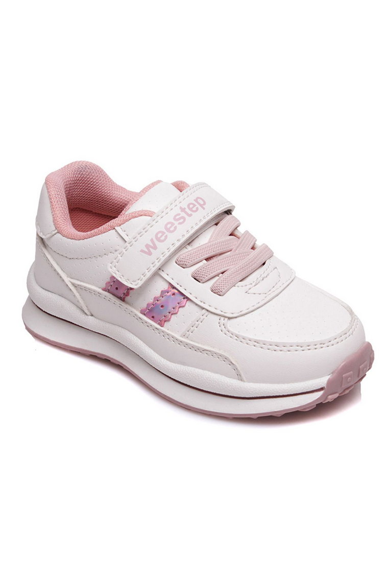 Białe buty sportowe dla dziewczynki Weestep