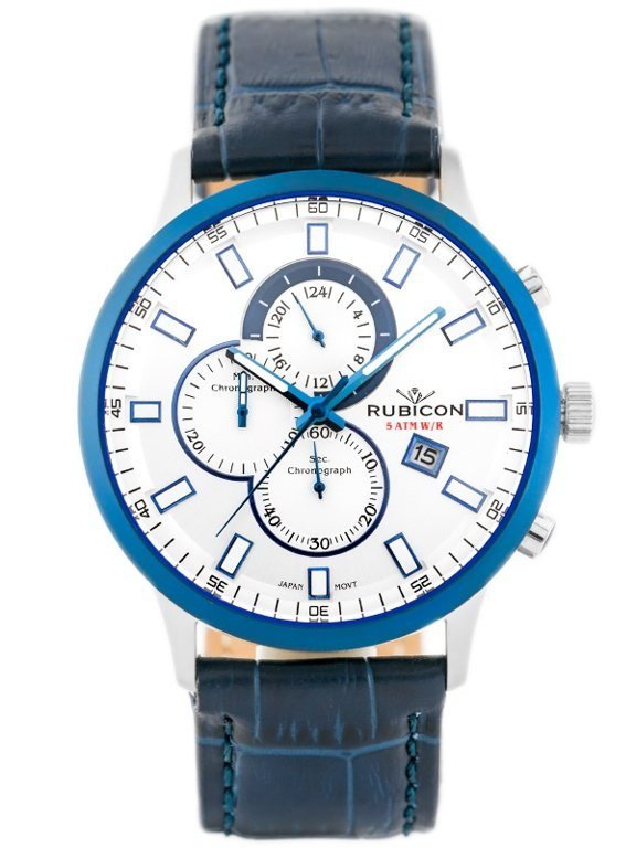 Zegarek Męski Rubicon Rncd71 - Chronograf (Zr082D)