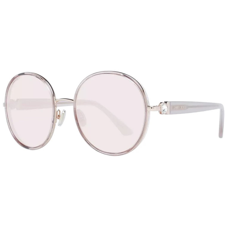 Różowe Okrągłe Okulary Przeciwsłoneczne dla Kobiet Jimmy Choo