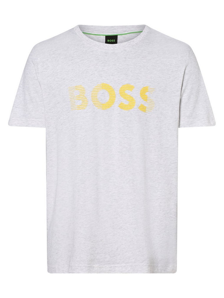 BOSS Green - T-shirt męski  Tee 1, szary