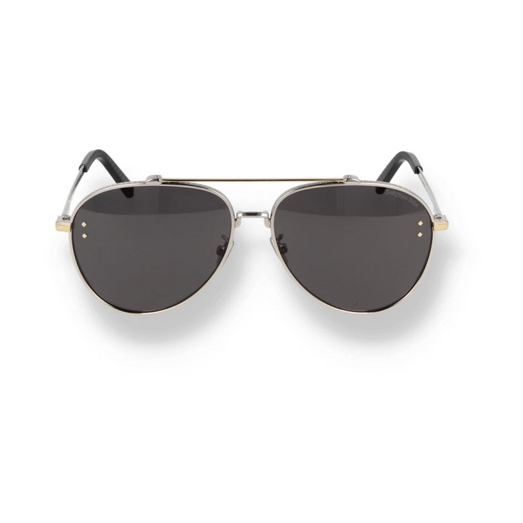 Srebrne Okulary Aviator/Navigator Dior