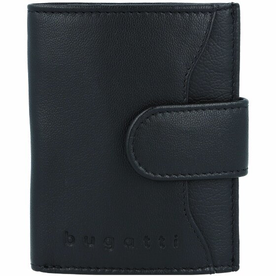 bugatti Secure Smart Wallet RFID Leather 8 cm schwarz