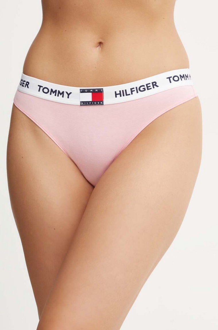 Tommy Hilfiger stringi kolor różowy UW0UW05616