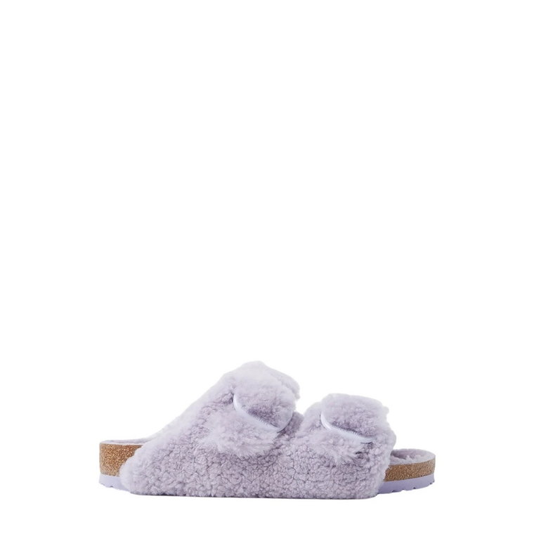 Shearling Sandały z klamrą Birkenstock