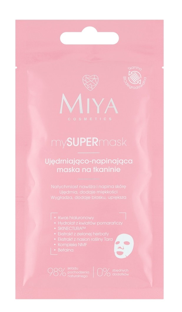 Miya mySUPERmask - Ujędrniająco-napinająca maska na tkaninie 1szt (maski)