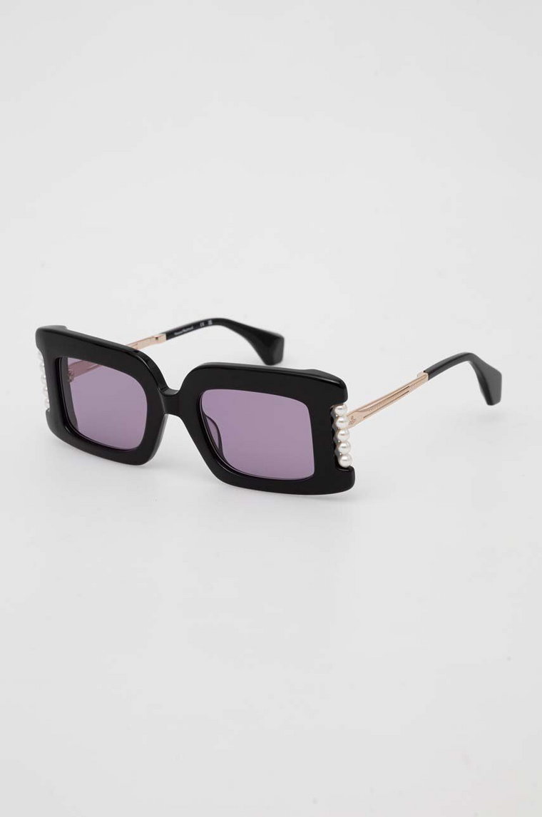 Vivienne Westwood okulary przeciwsłoneczne damskie kolor czarny VW505600149