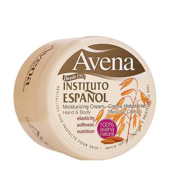 Instituto Espanol, Avena, krem do ciała i rąk z wyciągiem z owsa, 400 ml