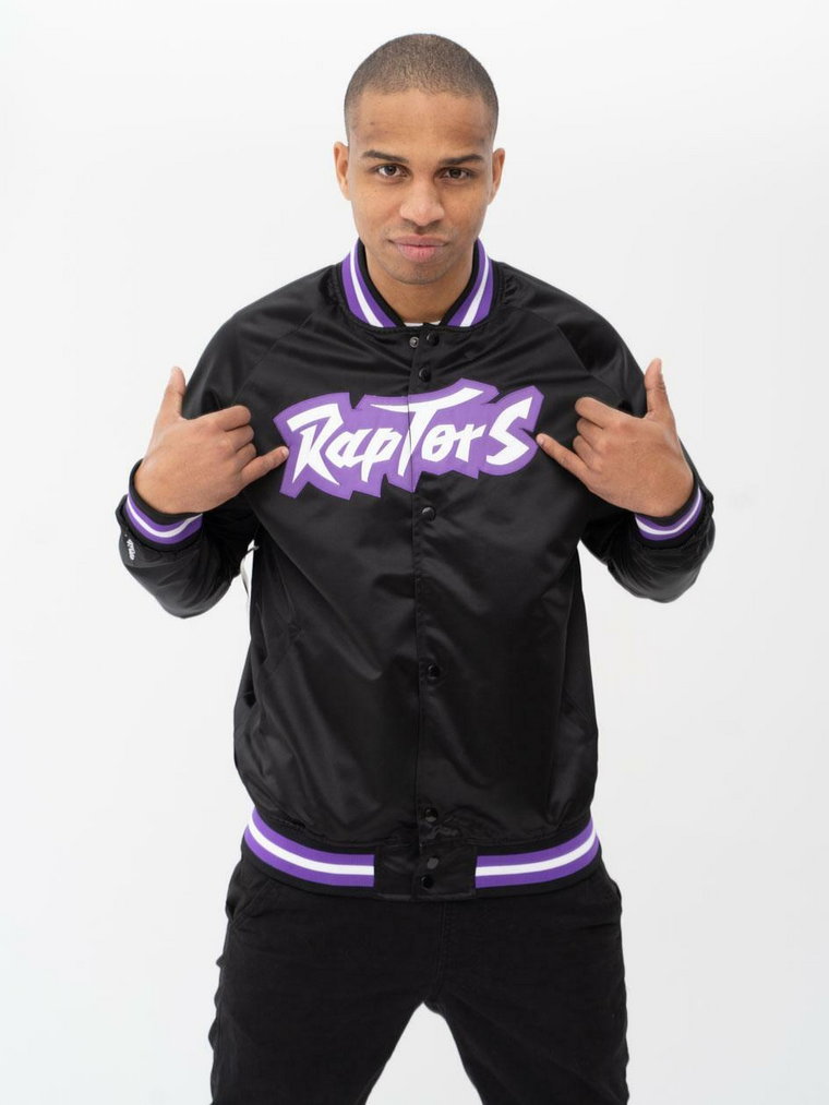 Kurtka Baseballowa Mitchell & Ness NBA Toronto Raptors Czarna