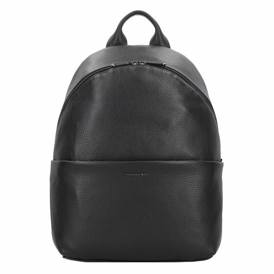 Mandarina Duck Mellow Leather Backpack Leather 37 cm Laptop Compartment nero