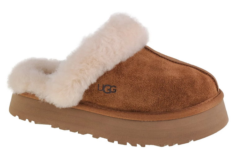 UGG Disquette Slippers 1122550-CHE, Damskie, Brązowe, kapcie, skóra zamszowa, rozmiar: 36