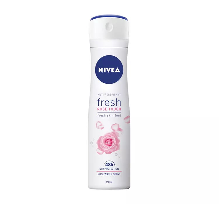 NIVEA FRESH ROSE TOUCH ANTYPERSPIRANT W SPRAY'U DLA KOBIET 150ML