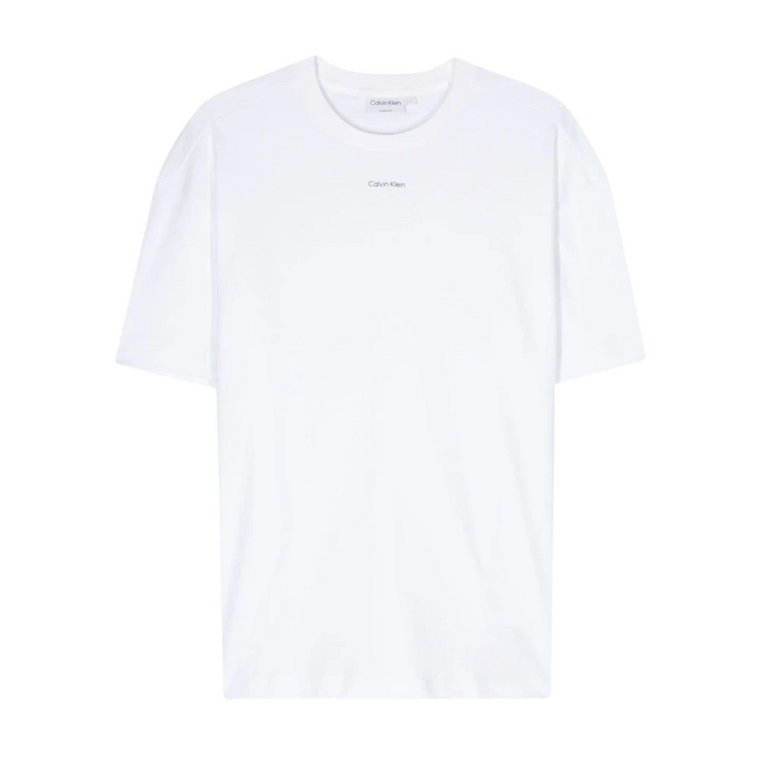 Białe koszulki i Polosy Calvin Klein