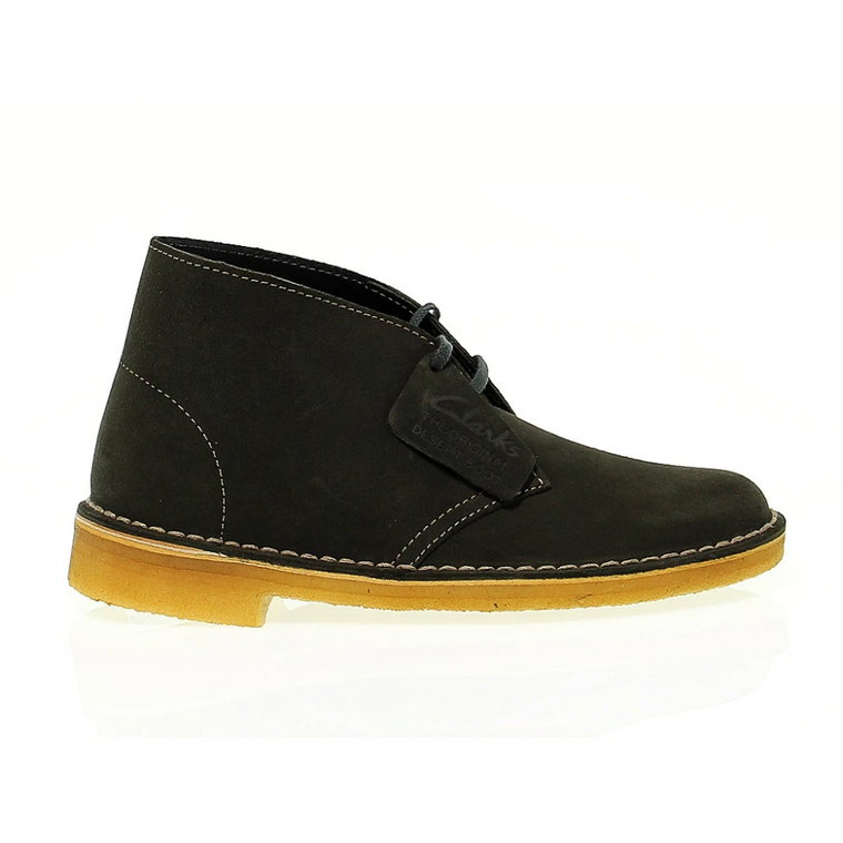 Zielony Zamszowy Niski But - Styl Desert Boot Clarks