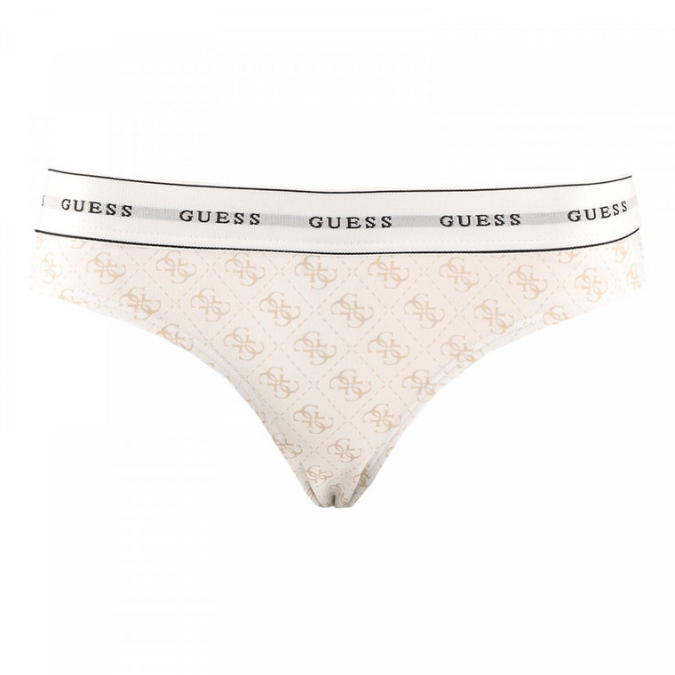 Damskie figi Guess Carrie Brief - kremowe