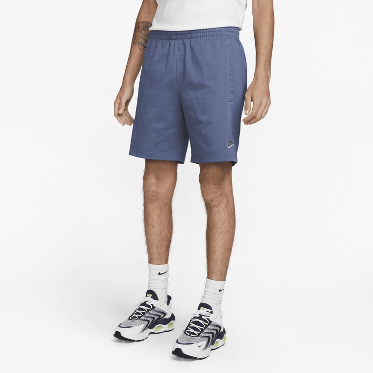 Spodenki męskie z diagonalu Nike Sportswear Club - Brązowy