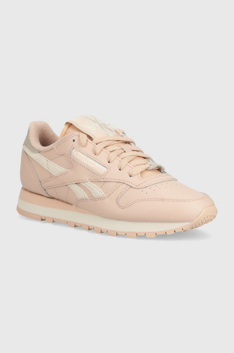 Reebok Classic sneakersy skórzane Classic Leather kolor różowy 100074361