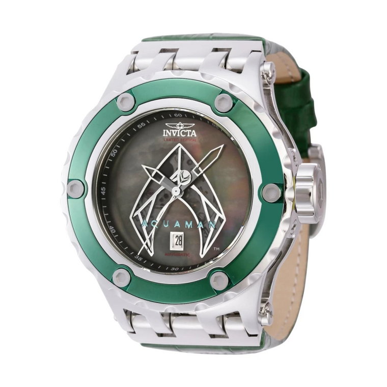 DC Comics - Aquaman 43912 Men&amp;amp;#39;s Automatic Zegarek - 52mm Invicta Watches