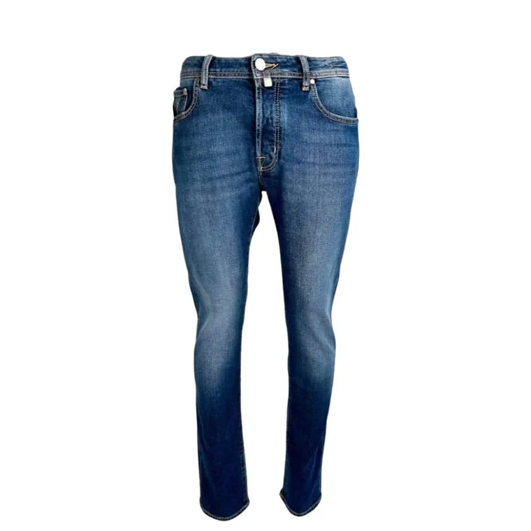 Bard Sand Label Mid Blue Slim Fit Jeans Jacob Cohën