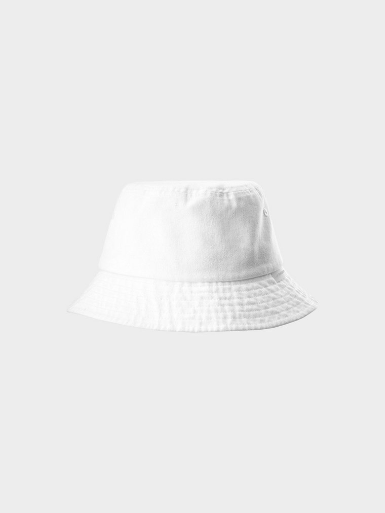 Kapelusz bucket hat damski - biały