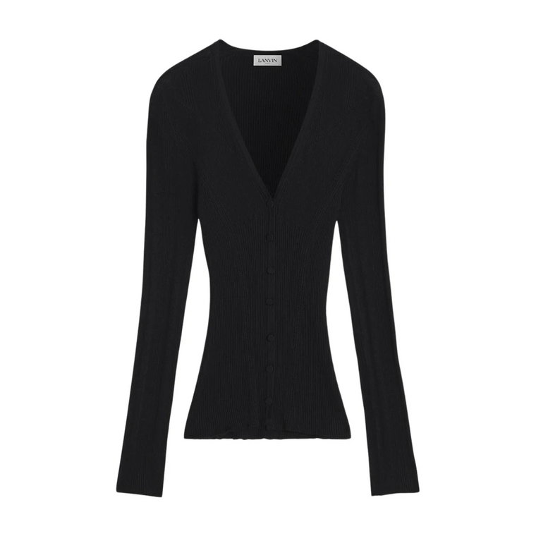 Czarne Swetry Kolekcja Lanvin