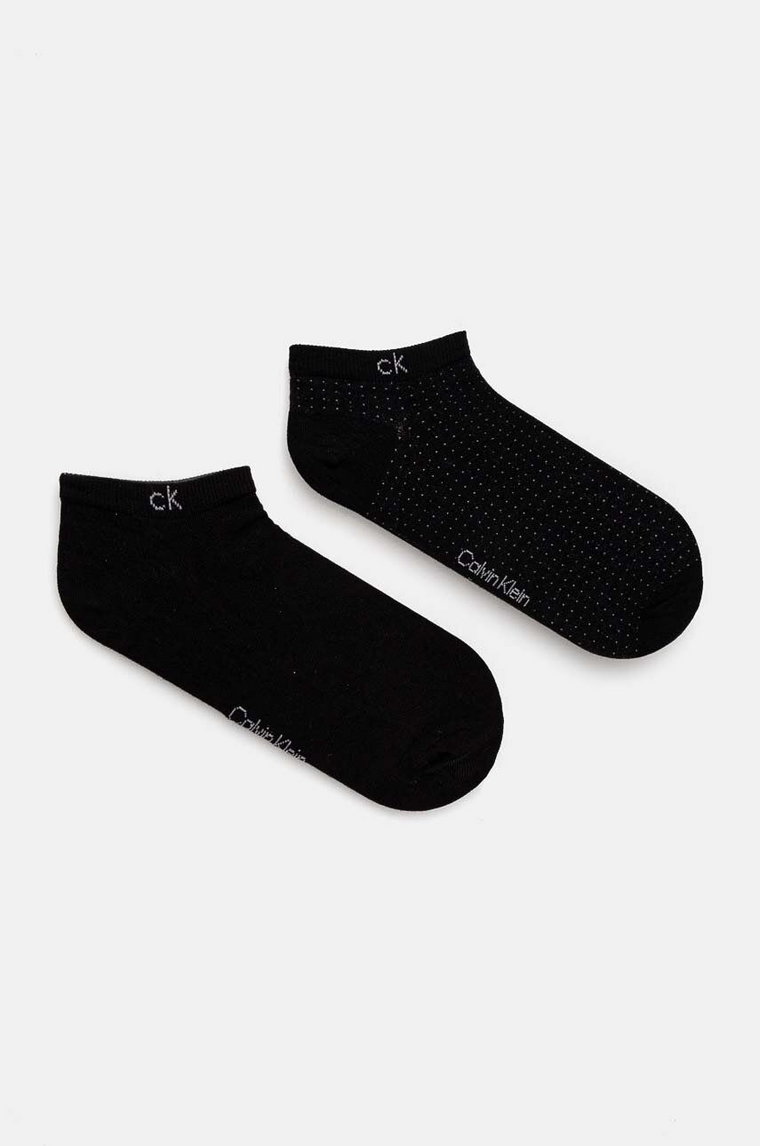 Calvin Klein skarpetki 2-pack męskie kolor czarny 701229435