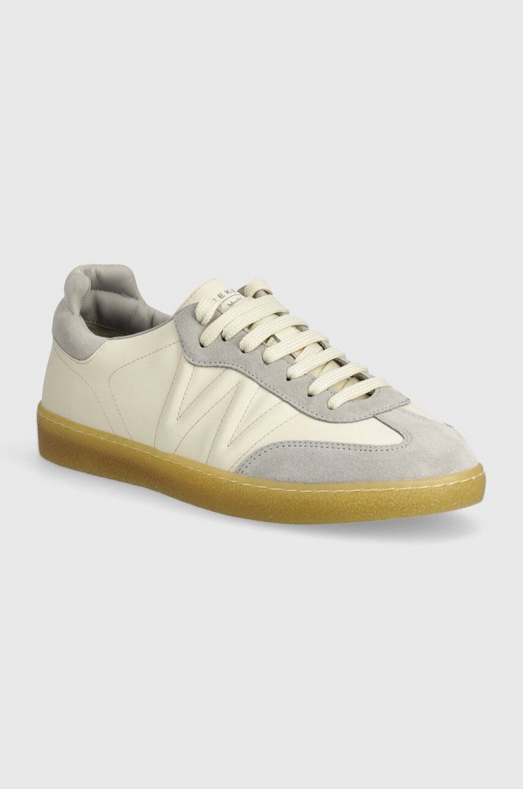 Weekend Max Mara sneakersy skórzane PACOBICOLOR kolor beżowy 2425766054600