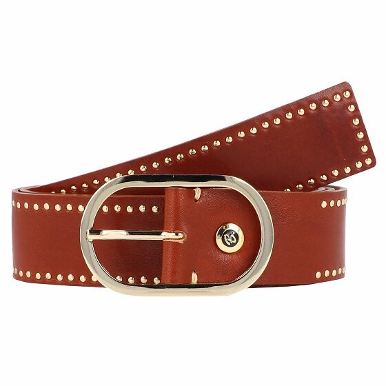 b.belt Fiesta Studded Belt Leather baileys 100 cm