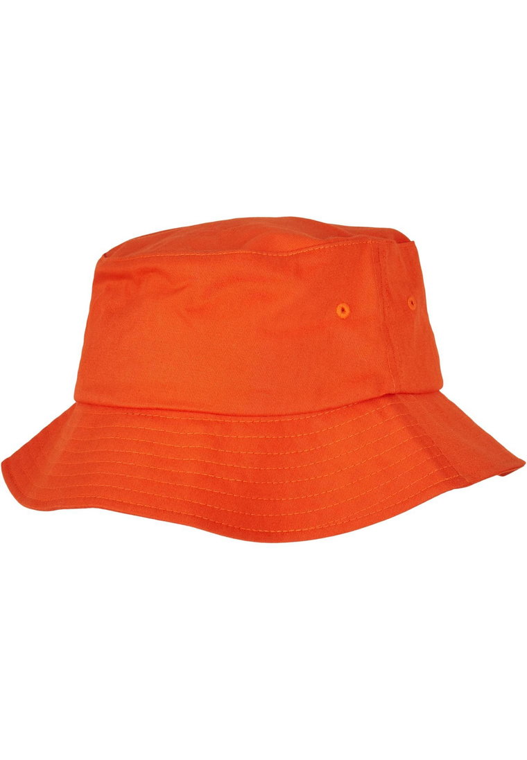 Czapka Z Daszkiem  Bucket Hat Pomarańczowa Flexfit 5003 Cotton